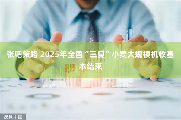 张吧策路 2025年全国“三夏”小麦大规模机收基本结束